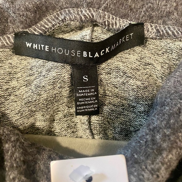 New WHBM gray poncho sweater, oversized & super soft - Picture 6 of 9